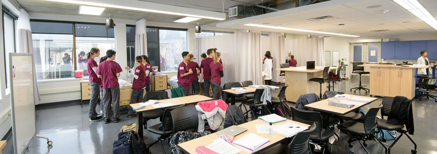 health sciences classroom